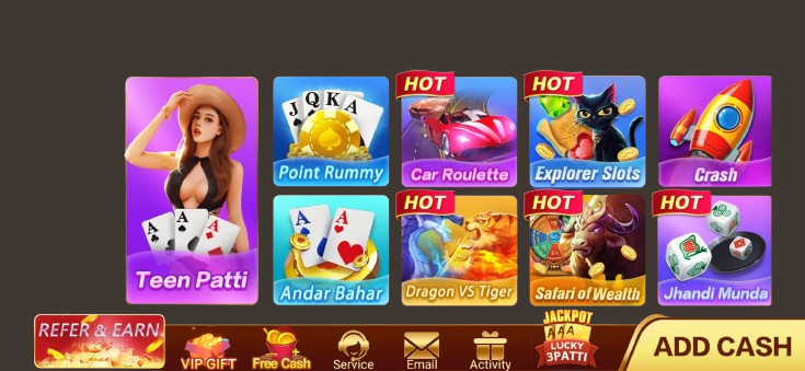 games available in teenpatti master